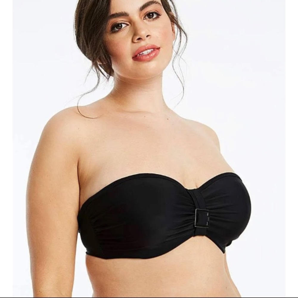 Black bikini top